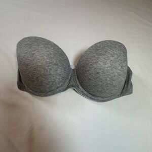 PINK Victoria's Secret 36D Bra Wear Everywhere Multi-Way‎ Push Up Strapless Gray